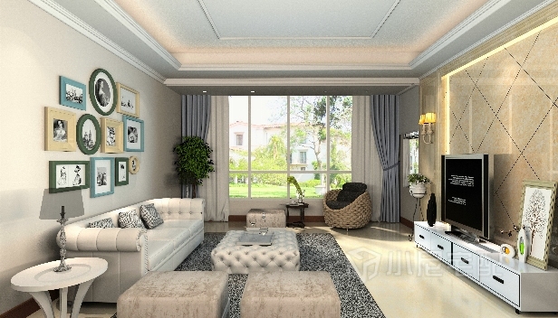 130㎡/三室一廳一衛(wèi)/簡約