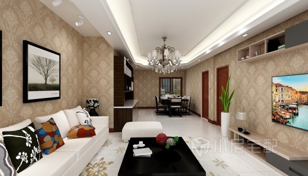 150㎡/兩室一廳兩衛(wèi)/現(xiàn)代