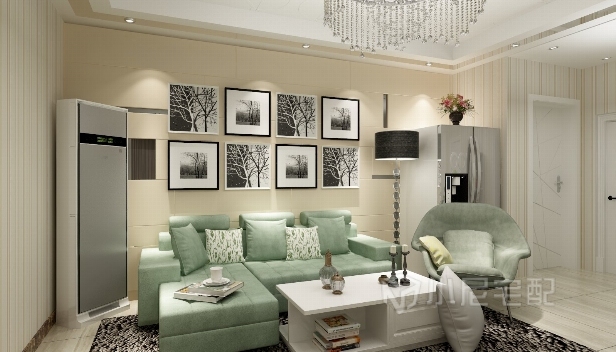 81㎡/兩室一廳一衛(wèi)/簡約