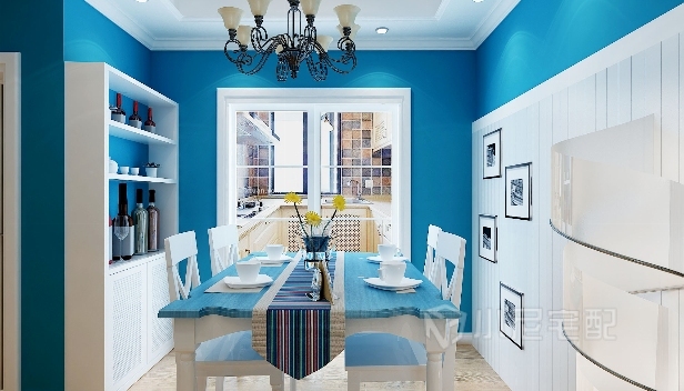 86.7㎡/三室兩廳兩衛(wèi)/地中海