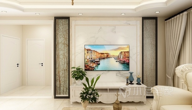 90㎡/兩室一廳一衛(wèi)/歐式