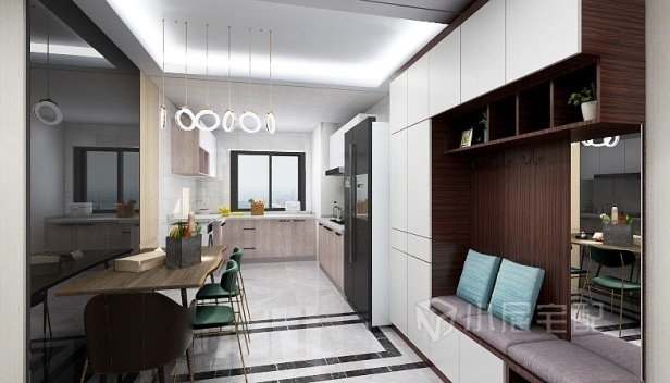 99㎡/兩室兩廳一衛(wèi)/現(xiàn)代