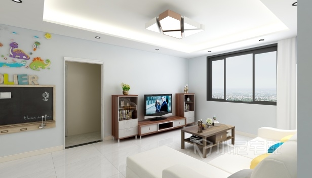 100㎡/三室兩廳兩衛(wèi)/簡約