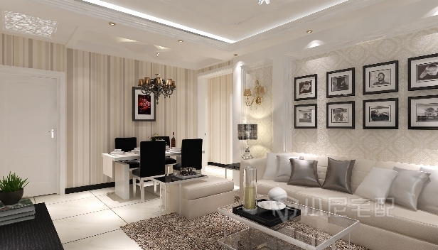 110㎡/三室一廳一衛(wèi)/歐式