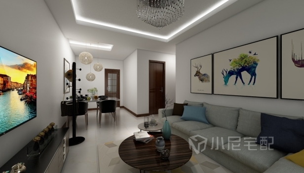 79㎡/兩室一廳一衛(wèi)/現(xiàn)代