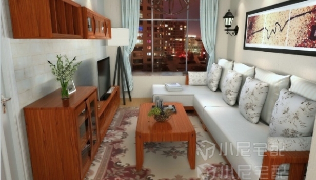 98㎡/兩室兩廳一衛(wèi)/中式