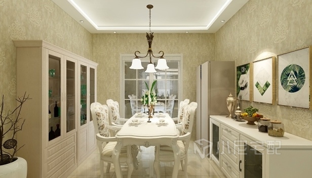 128㎡/三室兩廳兩衛(wèi)/混搭