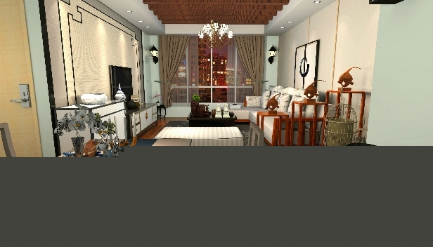 82.26㎡/兩室兩廳一衛(wèi)/中式