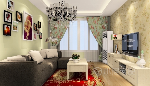 90㎡/兩室兩廳一衛(wèi)/簡約