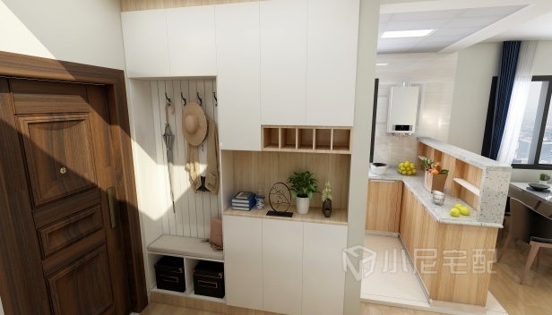 57.13㎡/兩室一廳一衛(wèi)/現(xiàn)代