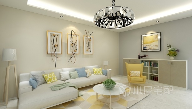 136㎡/三室兩廳兩衛(wèi)/混搭