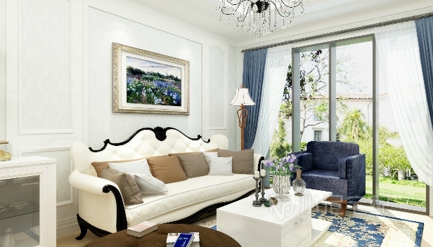 90㎡/兩室一廳一衛(wèi)/歐式