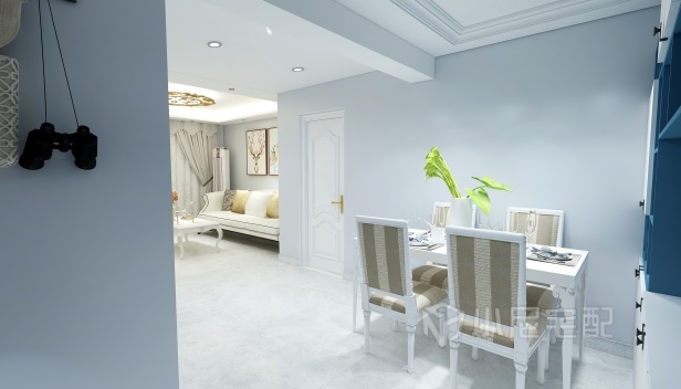 85㎡/兩室兩廳一衛(wèi)/地中海