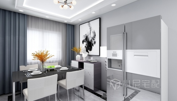 90.05㎡/三室一廳兩衛(wèi)/現代