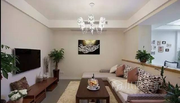 90㎡/兩室一廳一衛(wèi)/混搭