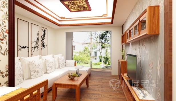 95㎡/兩室一廳一衛(wèi)/中式