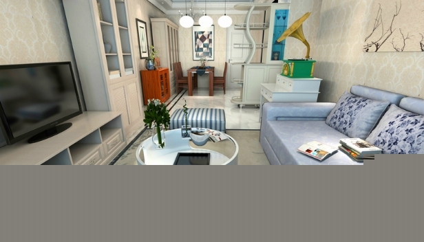 73.89㎡/兩室兩廳一衛(wèi)/現代