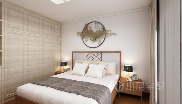 90㎡/兩室兩廳一衛(wèi)/中式